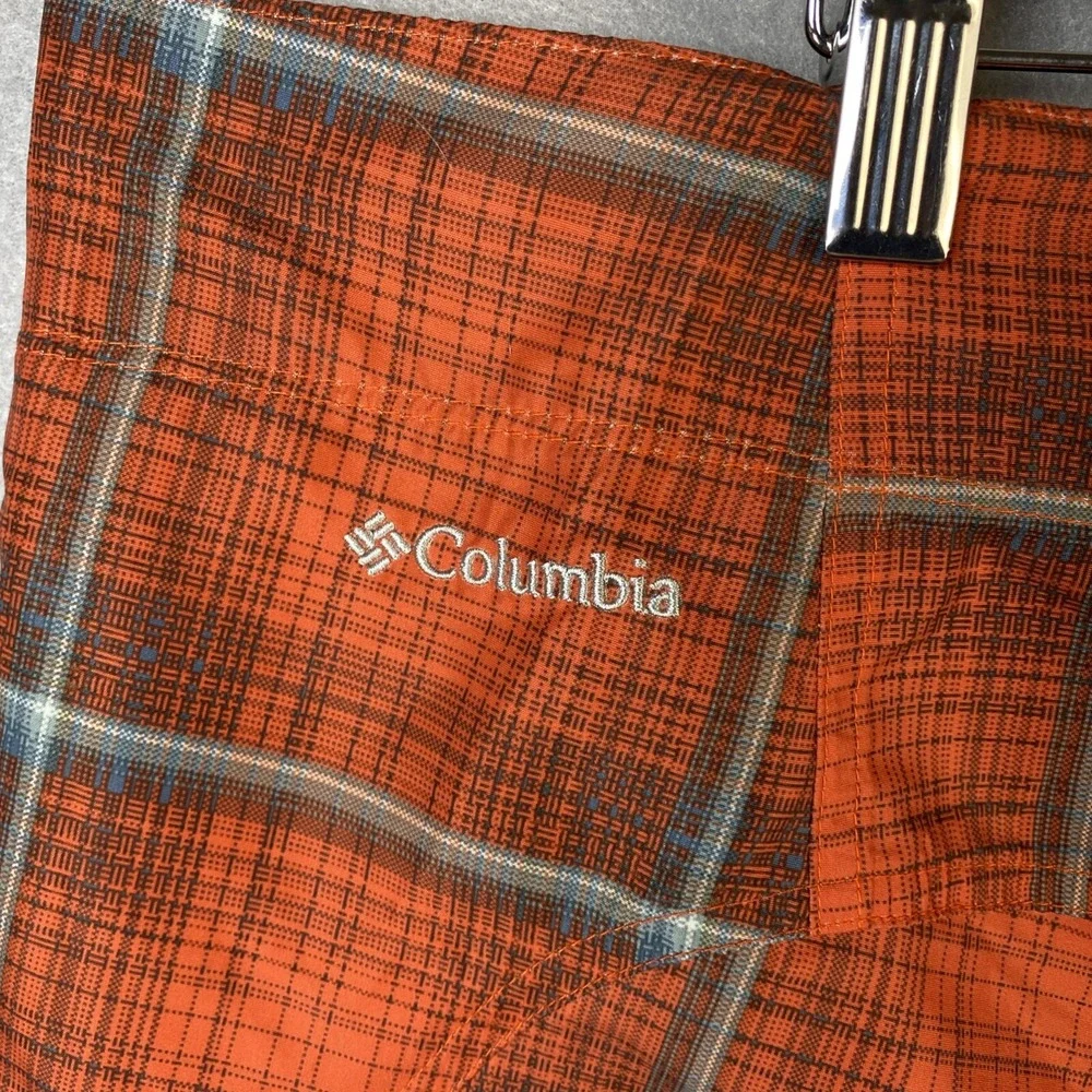 Columbia Waterton Board Shorts‎ Mens 42 Plaid Omni Shade UPF 30 Mesh Lined 10
